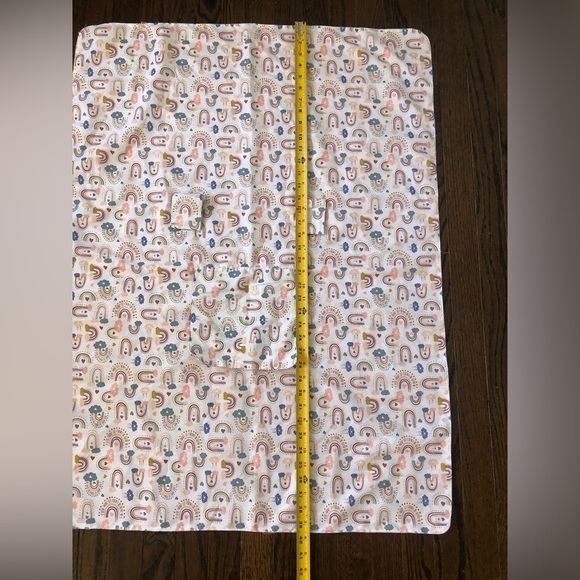 Monbebe Infant Girls Pink Rainbows Car Seat Cover/Canopy w/Window - VGUC! - Picture 6 of 9